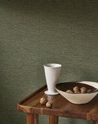 201307997 Boaco Vert Taïga Vegetals Wallpaper by Casadeco