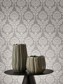 201986235 Hypnose Bleu Grise Wallpaper by Casadeco