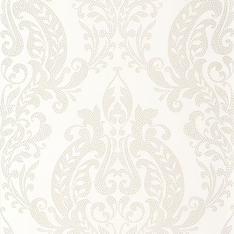 201990190 Quintessence Blanc Antique Wallpaper by Casadeco