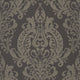 Quintessence Noir Fusain Elixir Wallpaper by Casadeco