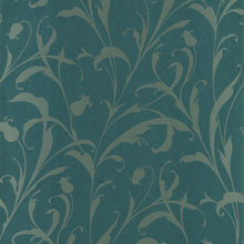 202006730 Opaline Bleu Paon Wallpaper by Casadeco