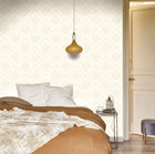 202010160 Panache Blanc Antique Wallpaper by Casadeco