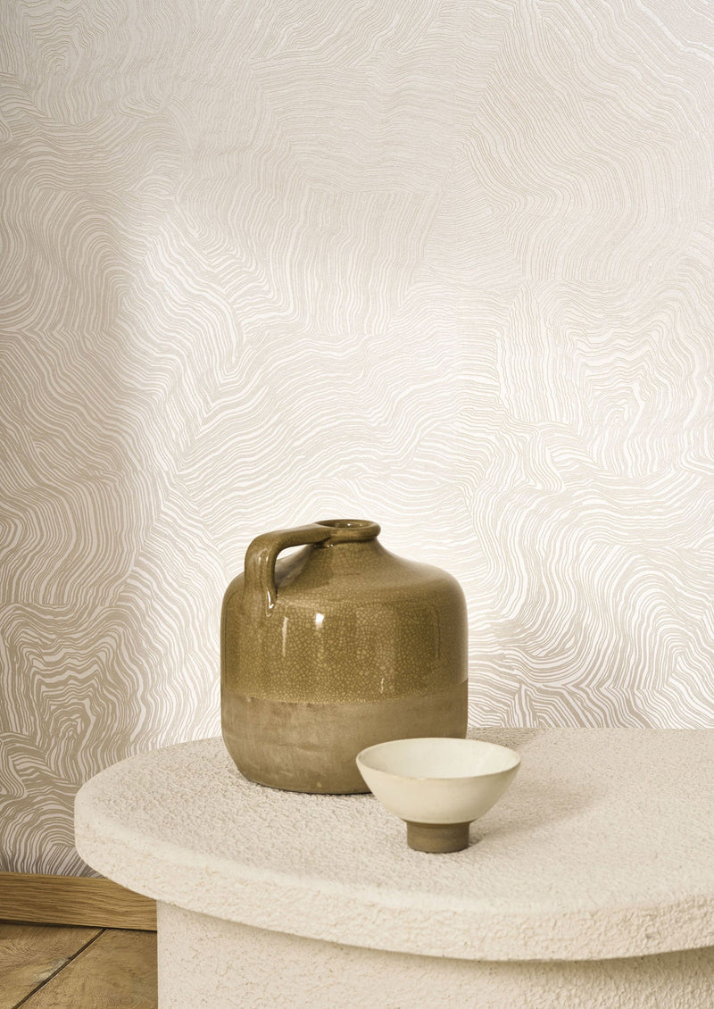 202021523 Infusion Champagne Wallpaper by Casadeco