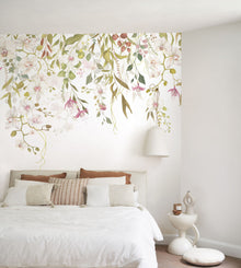 Orchidees En Vol Rose Petale Wonderwalls 3 Mural by Casadeco (300x250cm)
