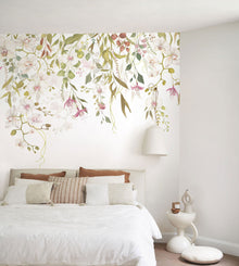 Orchidees En Vol Rose Petale Wonderwalls 3 Mural by Casadeco (300x280cm)