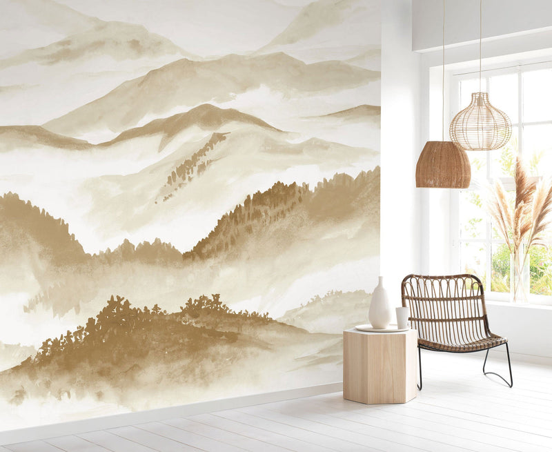 Echo Des Vallees Sepia Wonderwalls 3 Mural by Casadeco (200x280cm)