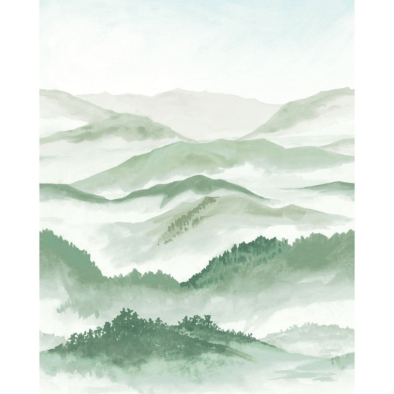 Echo Des Vallees Vert Canopee Wonderwalls 3 Mural by Casadeco (200x250cm)
