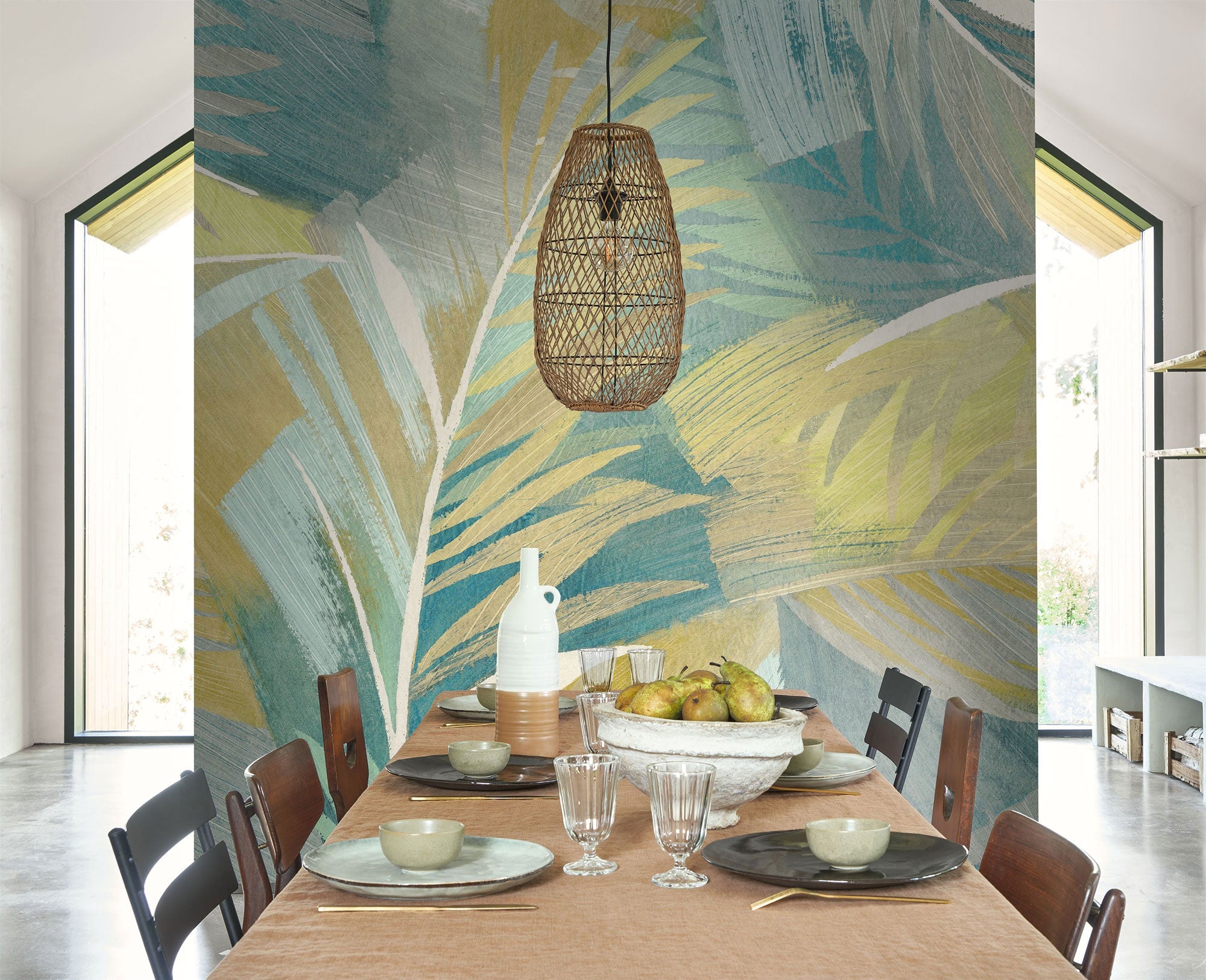 Nuance D'Horizon Emeraude Wonderwalls 3 Mural by Casadeco (300x280cm)