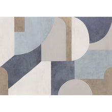 Empire Des Formes Bleu Orage Wonderwalls 3 Mural by Casadeco (400x280cm)
