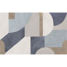 Empire Des Formes Bleu Orage Wonderwalls 3 Mural by Casadeco (400x250cm)