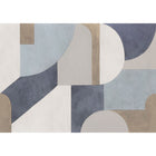 Empire Des Formes Bleu Orage Wonderwalls 3 Mural by Casadeco (400x280cm)