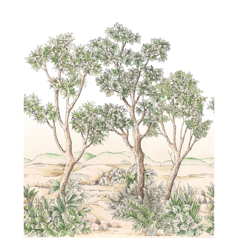 Terre D'Acacias Vert Feuillage Wonderwalls 3 Mural by Casadeco (200x250cm)