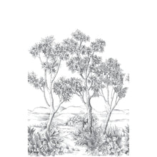 Terre D'Acacias Noir Fusain Wonderwalls 3 Mural by Casadeco (200x310cm)