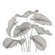 Alocasia Noir Fusain Wonderwalls 3 Mural by Casadeco (350x310cm)