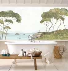 Pinedes Littorales Vert Pin Wonderwalls 3 Mural by Casadeco (300x250cm)