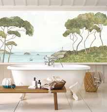 Pinedes Littorales Vert Pin Wonderwalls 3 Mural by Casadeco (400x280cm)