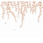 Lierre Suspendu Terracotta Wonderwalls 3 Mural by Casadeco (300x280cm)