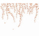 Lierre Suspendu Terracotta Wonderwalls 3 Mural by Casadeco (300x250cm)