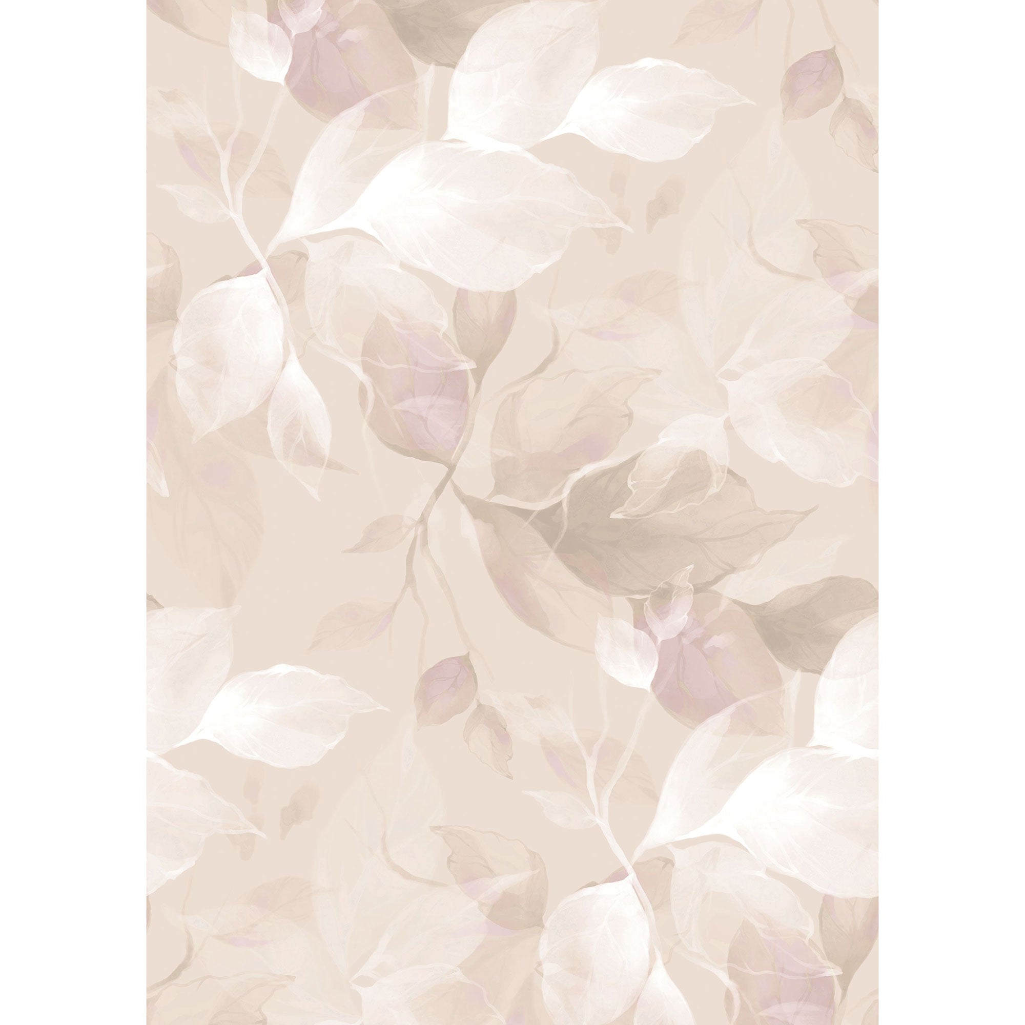 Souffle Vegetal Rose Nude Wonderwalls 3 Mural by Casadeco (200x280cm)