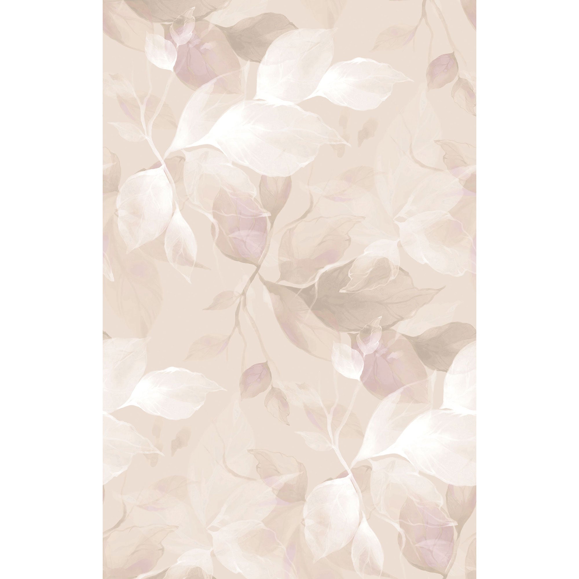 Souffle Vegetal Rose Nude Wonderwalls 3 Mural by Casadeco (200x310cm)