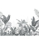 Eden Tropical Noir Fusain Wonderwalls 3 Mural by Casadeco (300x250cm)