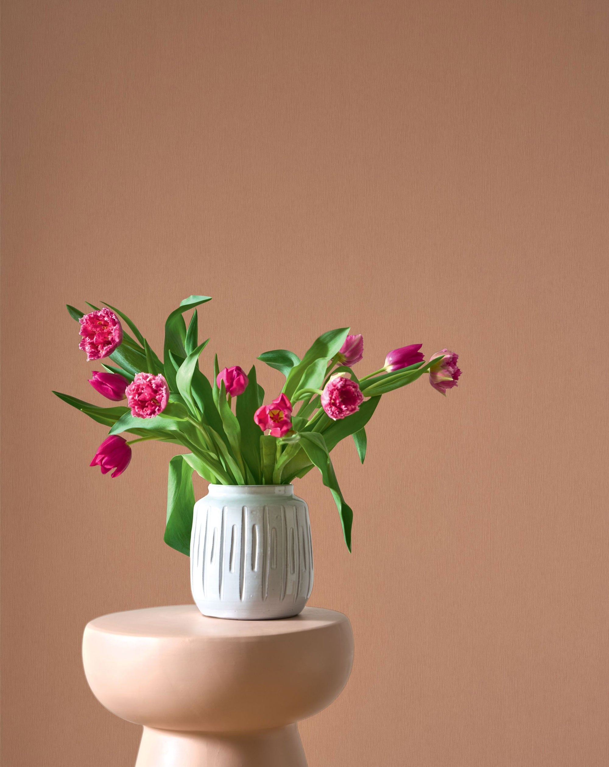 Terracotta Hansan Wallpaper by Casadeco