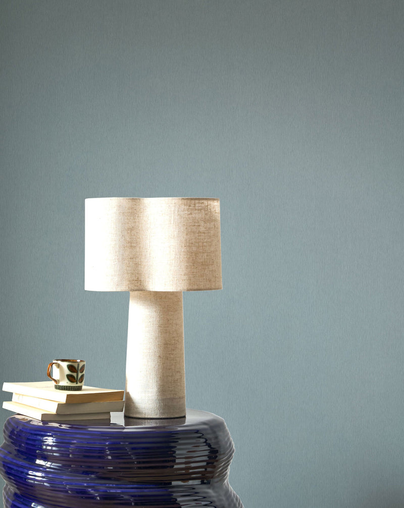 Bleu Denim Hansan Wallpaper by Casadeco