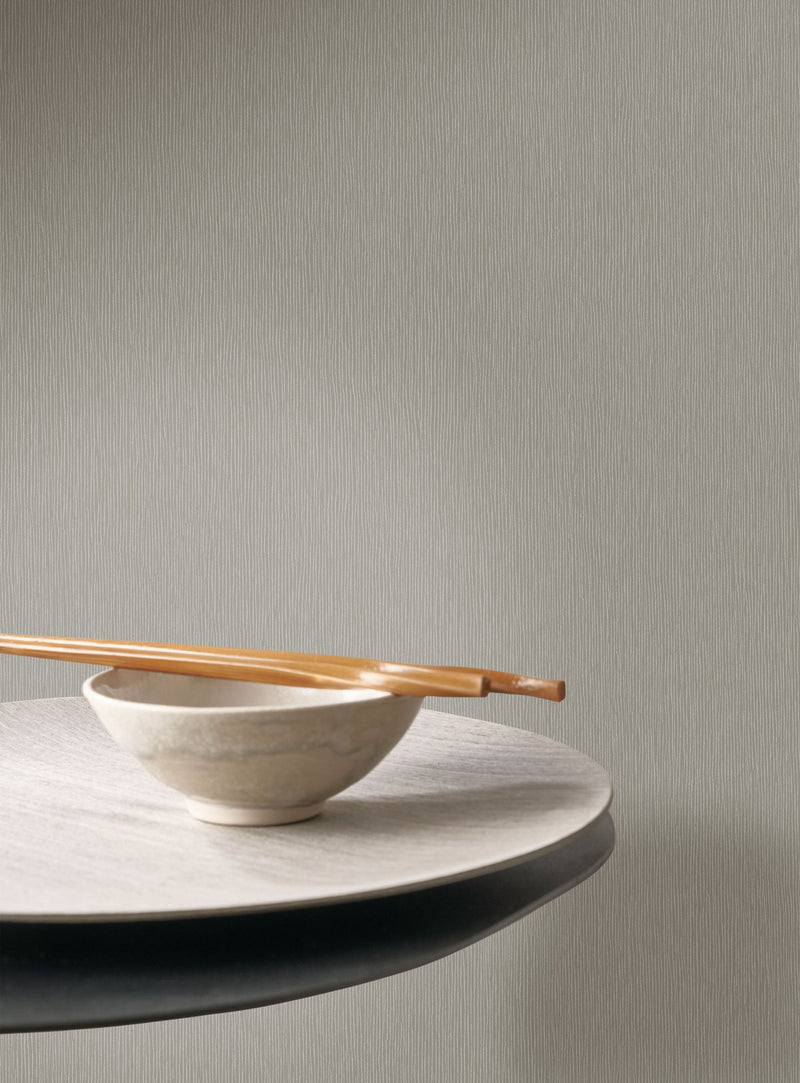 Gris Etain Hansan Wallpaper by Casadeco