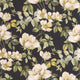 Sous Les Rosiers Noir Fusain Le Beau Jardin Wallpaper by Casadeco