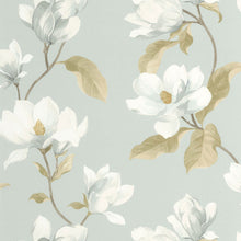 Brume De Magnolia Bleu Doux Le Beau Jardin Wallpaper by Casadeco