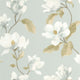 Brume De Magnolia Bleu Doux Le Beau Jardin Wallpaper by Casadeco