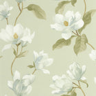 Brume De Magnolia Vert Amande Le Beau Jardin Wallpaper by Casadeco