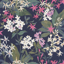 Songe De Jasmin Fuchsia Le Beau Jardin Wallpaper by Casadeco