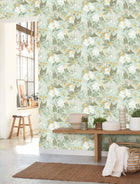 Songe De Jasmin Céladon Le Beau Jardin Wallpaper by Casadeco