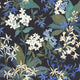 Songe De Jasmin Bleu Encre Le Beau Jardin Wallpaper by Casadeco