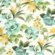 Bouquet D'Été Émeraude Le Beau Jardin Wallpaper by Casadeco
