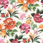 Bouquet D'Été Rouge Passion Le Beau Jardin Wallpaper by Casadeco
