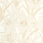 Clair De Lys Naturel Le Beau Jardin Wallpaper by Casadeco