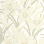 Clair De Lys Vert Amande Le Beau Jardin Wallpaper by Casadeco