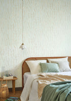 Carnet Botanique Bleu Doux Le Beau Jardin Wallpaper by Casadeco