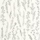 Carnet Botanique Noir Fusain Le Beau Jardin Wallpaper by Casadeco