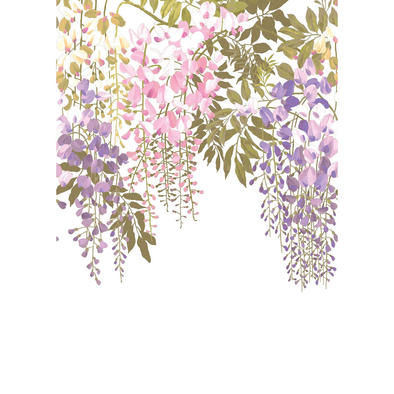 A L'Ombre Des Glycines Parme Le Beau Jardin Mural by Casadeco (200x280cm)