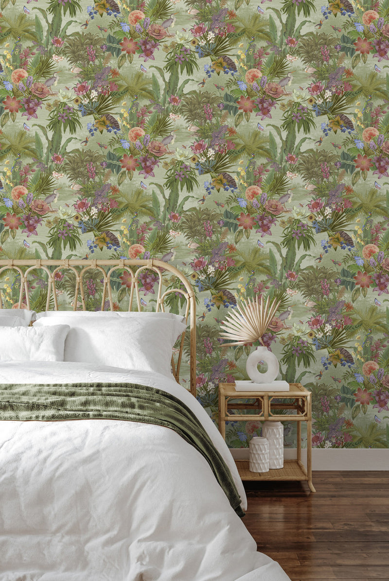 204401 Floral Hall Paul Moneypenny Wallpaper by Grandeco