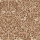 2045 Under the Elder Tree Dark Brown and Beige Icons Wallpaper by Boråstapeter