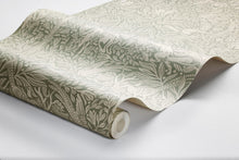 2046 Under the Elder Tree Green and Beige Wallpaper by Boråstapeter