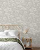 204902 Cow Parsley Grey Wallpaper by Grandeco