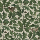 2049 In the Oak Light Green and Beige Icons Wallpaper by Boråstapeter