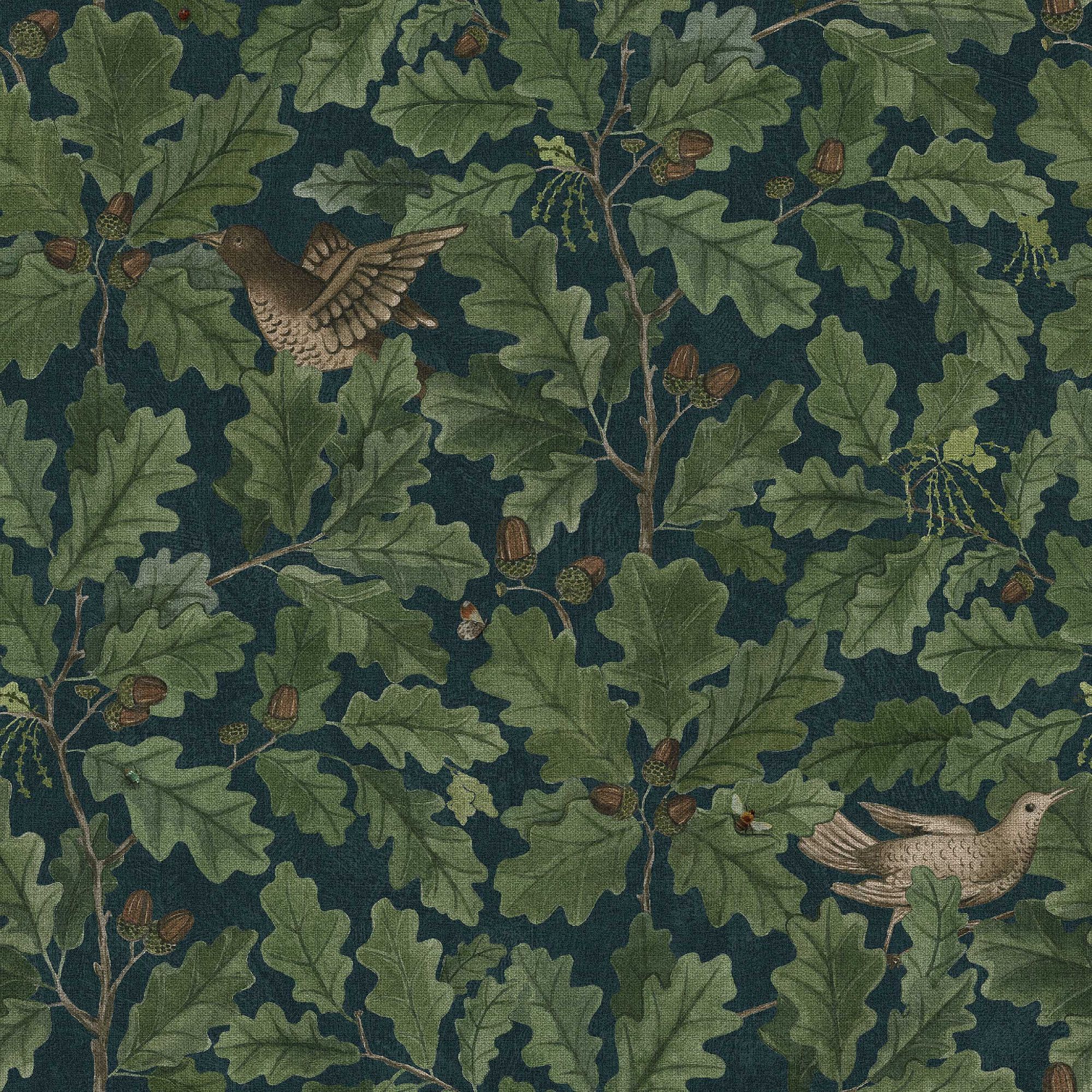 2050 In the Oak Multicoloured Icons Wallpaper by Boråstapeter