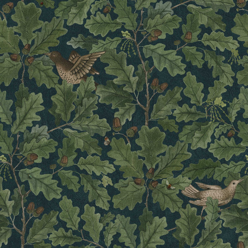 2050 In the Oak Multicoloured Icons Wallpaper by Boråstapeter