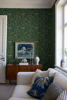 2050 In the Oak Multicoloured Icons Wallpaper by Boråstapeter